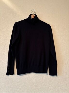 Joseph A Black Turtleneck Sweater